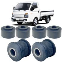 Kit 6 bucha borracha amortecedores dianteiros hyundai h100 hr após 1998 Kit 6 bucha borracha amortecedores dianteiros hyundai h100 hr após 1998