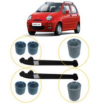 Kit 6 Buchas Braço Bandeja Suspensão Traseira Chery Qq Kit 6 Buchas Braço Bandeja Suspensão Traseira Chery Qq
