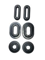 Kit 6 Buchas De Borrachas Carenagem Honda Titan 160/ Fan 160