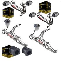 Kit 6 Buchas Susp Diant Civic 96 97 98 99 00 Axios