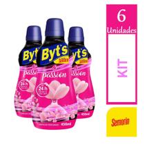 Kit 6 Byts Limpador Perfumado Passion 450ml 24h de perfume