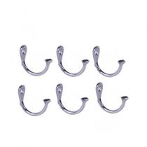Kit 6 Cabides CL3180 Gancho Classic Ducon Metais Kit 6 Cabides CL3180 Gancho Classic Ducon Metais