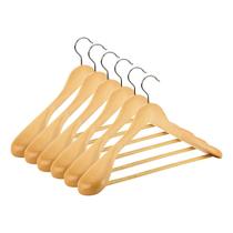 Kit 6 Cabides Executivos Madeira Ombreira Blazers Paramount