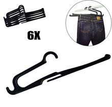 Kit 6 Cabides Para Calças Jeans Moletom Reforçado Calceiro