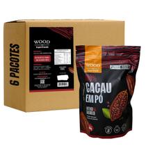 Kit 6 Cacau Em Pó Alcalino Natural 100% Cacau 454g