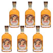 Kit 6 Cachaça Labareda Paratiana 700 ml Para Conhecer o Verdadeiro Sabor do Brasil