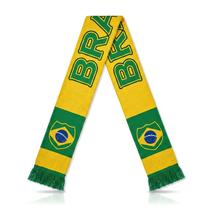 Kit 6 Cachecóis Do Brasil 145 Cm Com Franja Para Torcidas Copa Do Mundo Kit 6 Cachecóis Do Brasil 145 Cm Com Franja Para Torcidas Copa Do Mundo