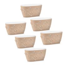 Kit 6 Cachepots Floreira de Mesa 4,1L Conjunto de Vasos para Plantas Borboletas 3D Plasvale Kit 6 Cachepots Floreira de Mesa 4,1L Conjunto de Vasos para Plantas Borboletas 3D Plasvale