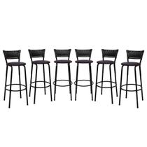 Kit 6 Cadeira Banquetas Bancos Para Cozinha Bar Balcão Bancada Area Lazer Gourmet Itagold