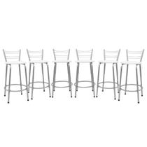 Kit 6 Cadeira Para Balcão Ilha Bistrô Banqueta 60cm Flórida Prata Bar Cozinha Área Gourmet Churrasqueira Edicula Kit 6 Cadeira Para Balcão Ilha Bistrô Banqueta 60cm Flórida Prata Bar Cozinha Área Gourmet Churrasqueira Edicula