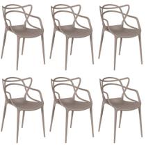 Kit 6 Cadeiras Allegra - Fendi - Magazine Decor