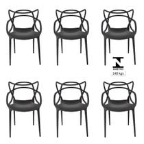 Kit 6 Cadeiras Allegra Sala Jantar Masters Ana Maria Cores - Top Chairs