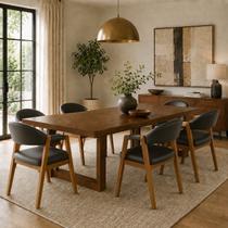 Kit 6 Cadeiras de Jantar Sala Design Moderno Juju Preto