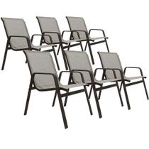 Kit 6 Cadeiras Lótus Premium Bege Kit 6 Cadeiras Lótus Premium Bege