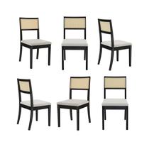 Kit 6 Cadeiras Madeira Maciça Tiê CabeCasa MadeiraOriginals