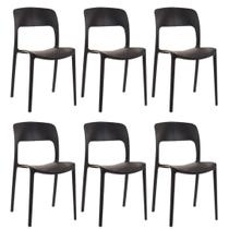 Kit 6 Cadeiras Nina Design Interior Exterior Kit 6 Cadeiras Nina Design Interior Exterior