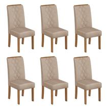 Kit 6 Cadeiras para Sala de Jantar Ayla Kit 6 Cadeiras para Sala de Jantar Ayla