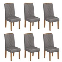 Kit 6 Cadeiras para Sala de Jantar Ayla