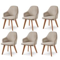 Kit 6 Cadeiras para Sala de Jantar Manuela Kit 6 Cadeiras para Sala de Jantar Manuela