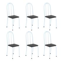 Kit 6 Cadeiras Tubular 96x36x41 Cm Iris B Kit 6 Cadeiras Tubular 96x36x41 Cm Iris B