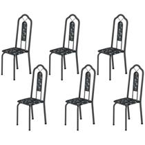 Kit 6 Cadeiras Tubular Bianca