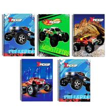Kit 6 Caderno Pickup 80 Folhas Arame Capa Dura Reforçado Kit 6 Caderno Pickup 80 Folhas Arame Capa Dura Reforçado