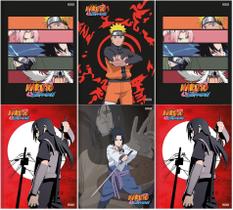 Kit 6 Cadernos Naruto Shippuden Brochurão 80 Fls Naruto São Domingos