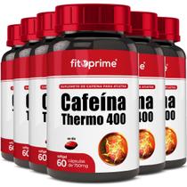 Kit 6 Cafeína Thermo 400 Com 60 Cápsulas Fitoprime