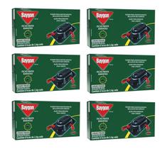 Kit 6 Caixa Armadilhas Isca Elimina Baratas 2,6g Cada Baygon