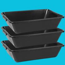 Kit 6 Caixa De Massa Plástica 20L Construção Resistente Lavável Masseira Caçamba Concreto Cimento Kit 6 Caixa De Massa Plástica 20L Construção Resistente Lavável Masseira Caçamba Concreto Cimento