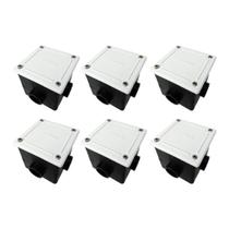 Kit 6 Caixa de Passagem LED Piscina Tampa ABS - Sodramar