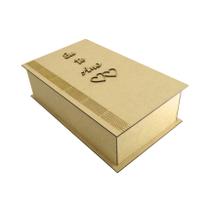 Kit 6 Caixa Mini Vinho Chandon e 1 Taça Tampa Dobravel Aplique Eu Te Amo e Coração Duplo Laser Mdf