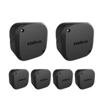Kit 6 Caixa Passagem Cftv Vbox 1100 Black Int Intelbras
