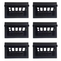 Kit 6 Caixa Tomadas De Embutir Na Mesa Escritório, PRETO