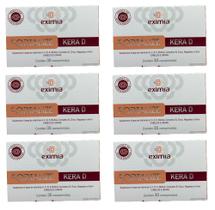 Kit 6 caixas Eximia Fortalize Kera D 30 comprimidos