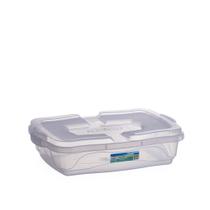 Kit 6 Caixas Organizadoras 6L Transparente de Plástico Resistente com Trava Multiuso