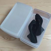 Kit 6 Caixas Organizadoras de Sapatos Empilháveis Transparentes