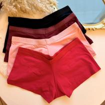 Kit 6 Calcinha Cueca Feminina Box Shortinho Confortavel