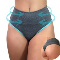 Kit 6 calcinha fitness cós alto fio duplo viére lingerie