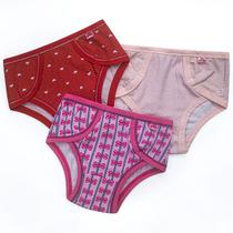 Kit 6 Calcinha Infantil Menina Para Criança Algodão Cotton Estampada Conforto Empório Da Roupa Kit 6 Calcinha Infantil Menina Para Criança Algodão Cotton Estampada Conforto Empório Da Roupa