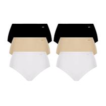 Kit 6 Calcinhas Altas Clássica Loba Lupo 40351-001