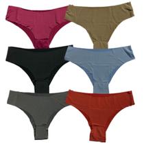 Kit 6 Calcinhas Atacado Tanga Fristyle Em Microfibra Sem Costura Adulto Kit 6 Calcinhas Atacado Tanga Fristyle Em Microfibra Sem Costura Adulto