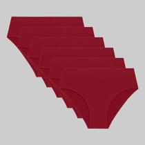 Kit 6 Calcinhas Básica Clássica Loba Lupo 40300