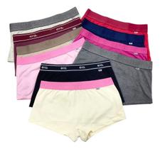 Kit 6 Calcinhas Boxer Cueca Feminina Calcinha Box Boyshort Tamanho:MCor:Sortidas Kit 6 Calcinhas Boxer Cueca Feminina Calcinha Box Boyshort Tamanho:MCor:Sortidas