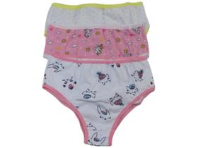 Kit 6 calcinhas criança infanto juvenil 745 kellynha