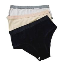 Kit 6 Calcinhas De Senhora Calçola Com Cós Largo Algodão Kit 6 Calcinhas De Senhora Calçola Com Cós Largo Algodão