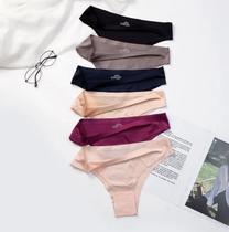 Kit 6 Calcinhas Tanga Sem Costura Corte A Laser Não Marca Atacado