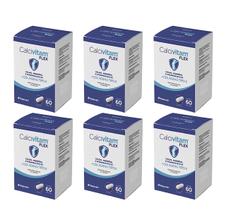 Kit 6 Calcivitam Flex Calcio, Magnesio E Vitaminas 60 Caps.