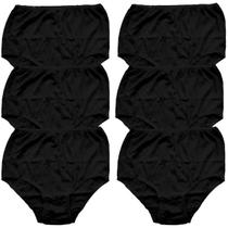 Kit 6 Calçola Senhora PLUS SIZE 100% Algodão G3-G4-G5