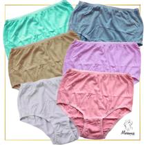Kit 6 Calçola Senhora PLUS SIZE 100% Algodão XGG-G1-G2 Kit 6 Calçola Senhora PLUS SIZE 100% Algodão XGG-G1-G2